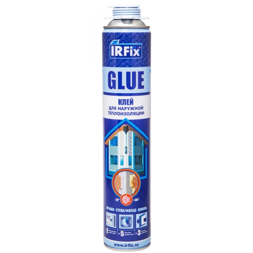 Клей-пена монтажный для пенополистирола IRFix Glue всесезонная 800 мл 10016