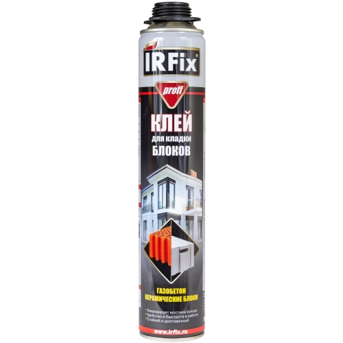Клей строительный для кладки блоков IRFIX Proff 750 мл