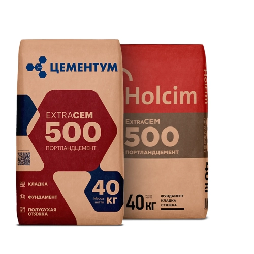 Портландцемент Цементум (Holcim) ExtraCEM 500 40 кг