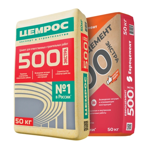 Цемент Цемрос M500 ЦЕМ II А-Ш 42.5 Н 50 кг